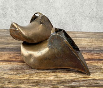Antique Brass Spanish Conquistador Stirrups