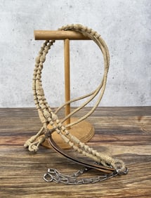 Western Braided Rawhide Romal Reins
