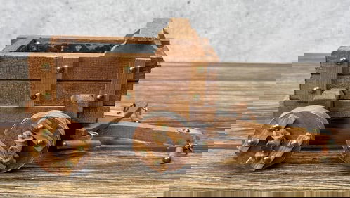 Wood Conestoga Wagon Model