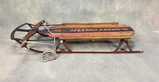 Antique Flying Arrow Runner Sled