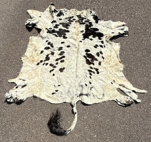 Tanned Brindle Steerhide Steer Bull Cow Rug