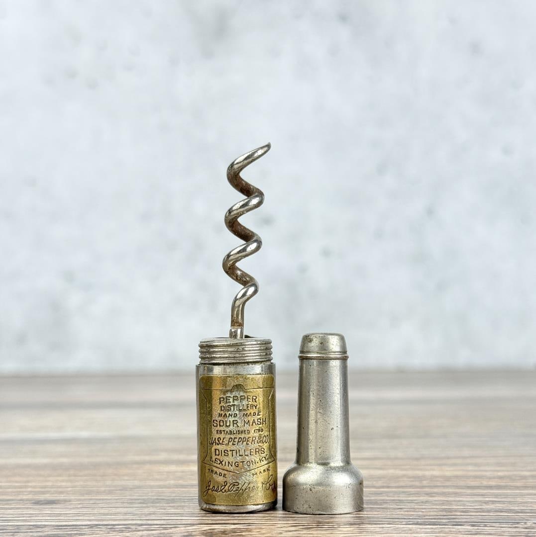 Pepper Distillery Lexington Kentucky Corkscrew: 2 3/4" tall