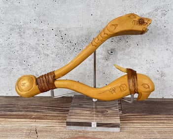 Tlingit Northwest Coast Indian Carved Halibut Hook