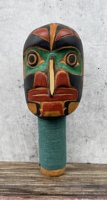 Kwakiutl Northwest Coast Indian Style Rattle