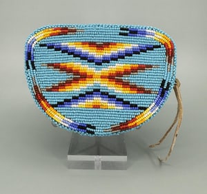 Montana Blackfoot Indian Beaded Change Purse