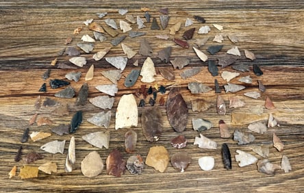Ancient Native American Indian Arrowheads