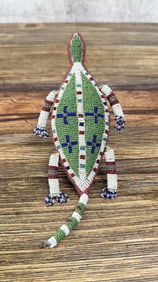 Plains Native American Indian Beaded Fetish