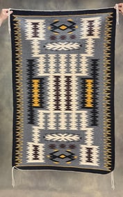Navajo Indian Storm Pattern Rug
