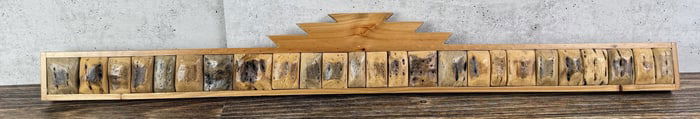 Navajo Indian Cholla Cactus Rug Holder Display