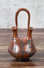 Walter Lopez Corona Mata Ortiz Wedding Vase