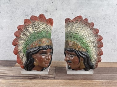 Indian Chief Razor Blade Disposal Plaques