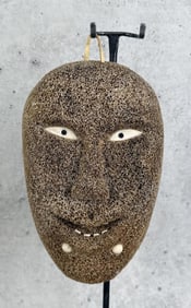 Alaskan Inuit Eskimo Carved Spirit Mask