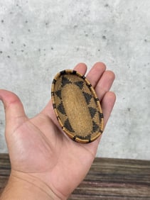 Miniature Pomo Indian Canoe Gift Basket