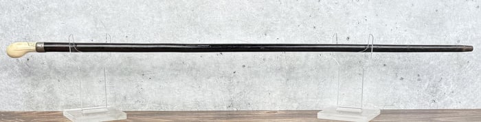 Alaskan Gold Rush Miners Folk Art Walking Stick