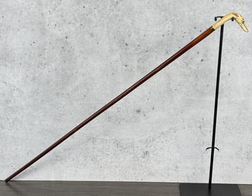 Victorian Whippet Handle Walking Stick Cane