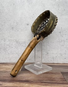 Antique Inuit Eskimo Ice Skimmer Fishing Scoop