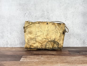 Alaskan Eskimo Walrus Hide Fishing Basket