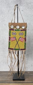 Cheyenne Native American Indian Beaded Flat Bag