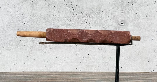 Sioux Indian Catlinite Peace Pipe Stem