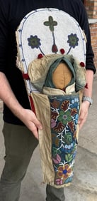 Montana Salish Native American Indian Cradleboard