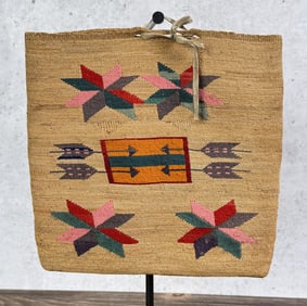 Nez Perce Native American Indian Cornhusk Bag