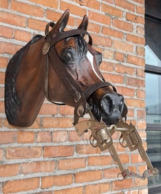 Prison Made Revolver Pistol Bit and Bridle