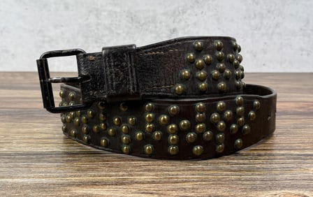 Montana Blackfoot Indian Studded Belt