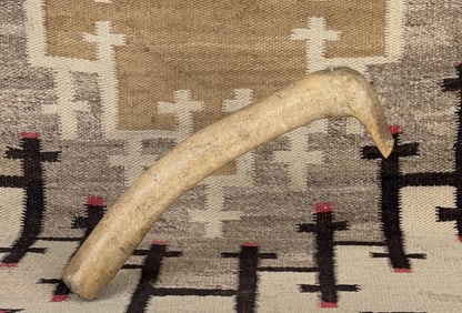 Montana Crow Indian Elk Horn Hide Scraper