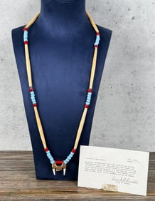 Pine Ridge Sioux Indian Trade Bead Necklace