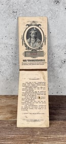 Princess Chinquilla Pan American Exposition Pass