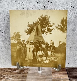 Princess Chinquillas Tipi Pine Ridge Indian Photo