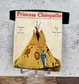 Buffalo Bill Show Princess Chinquilla Handbill