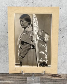 Edward Boos Flathead Squaw Montana Cabinet Photo