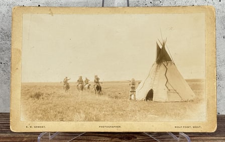 S.W. Ormsby Wolf Point Montana Indian Photo