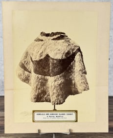 Hawaiian Royal Mantle Cape Cloak Cabinet Photo