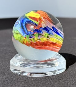 Sam Hogue Art Glass Marble