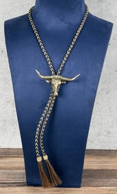 Grant Speed 1995 Prix de West Bronze Bolo Tie