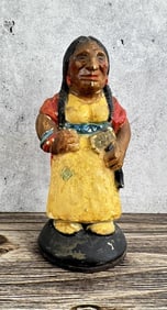 Ace Powell Native American Squaw Plaster Model