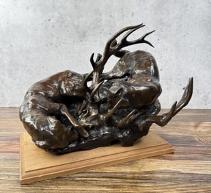 Sherry Salari Sander Mountain Wolves Bronze