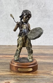 Gary Schildt Tom Tom Boy Bronze
