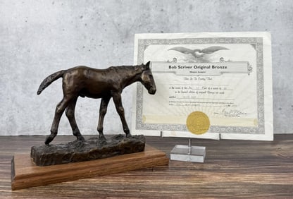 Bob Scriver Injun Colt Bronze