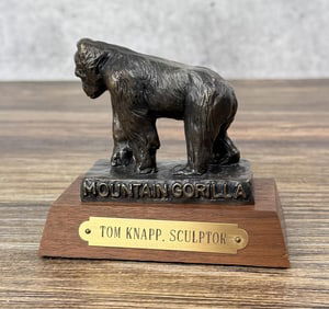 Tom Knapp Mountain Gorilla Bronze