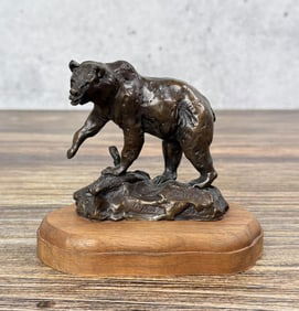 Gary Schildt Grizzly Bear Bronze