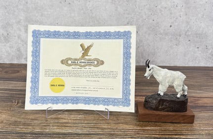 Earle Erik Heikka Mountain Goat Bronze