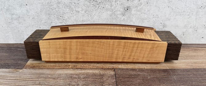 Raymond Bock Custom Made Wood Trinket Box