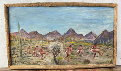 Domingo Franco Papago Indian Painting