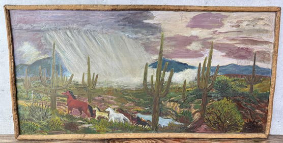 Domingo Franco Papago Indian Painting