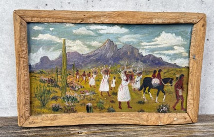 Domingo Franco Papago Indian Painting