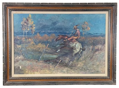 Ace Powell Spooked Oil Painting