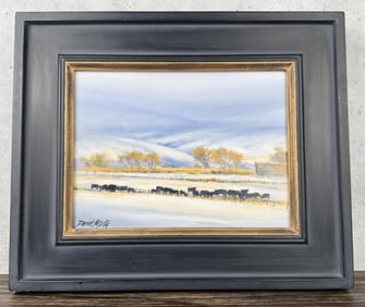 David Marty December Day Oil Painting